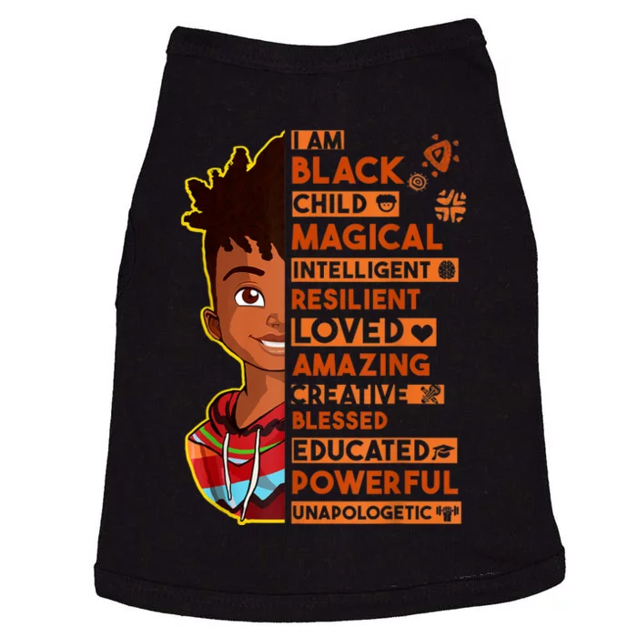 I Am Black History Month African American Doggie Tank