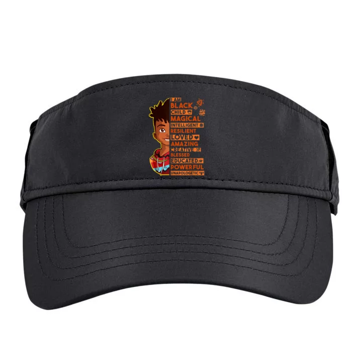 I Am Black History Month African American Adult Drive Performance Visor