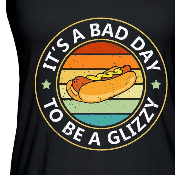 Its A Bad Day To Be A Glizzy For Hot Dog Lovers Ladies Essential Flowy Tank