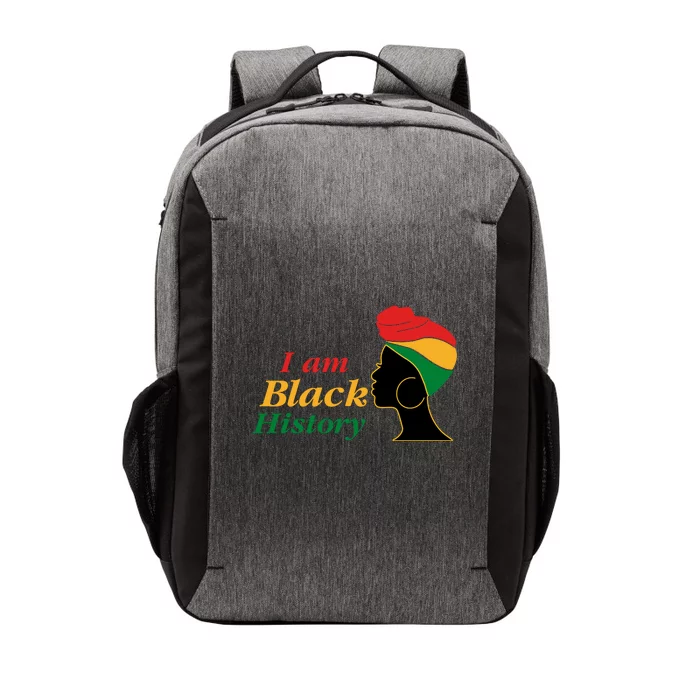 I Am Black History Strong Female Pride Vector Backpack