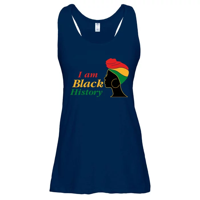 I Am Black History Strong Female Pride Ladies Essential Flowy Tank