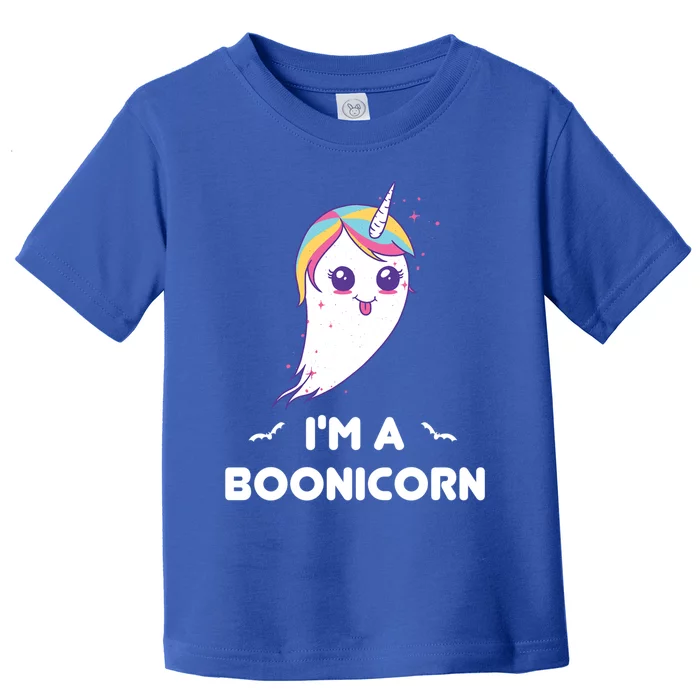 Im A Boonicorn Cute And Funny Ghost Unicorn For Halloween Gift Toddler T-Shirt