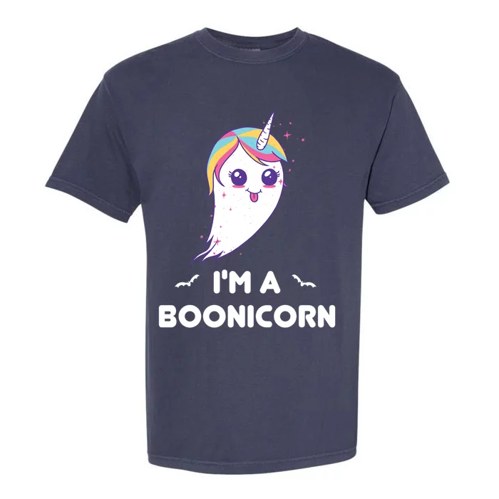 Im A Boonicorn Cute And Funny Ghost Unicorn For Halloween Gift Garment-Dyed Heavyweight T-Shirt