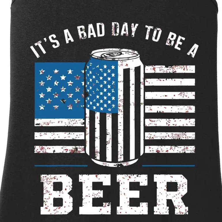 Its A Bad Day To Be Beer Red Ladies Essential Tank