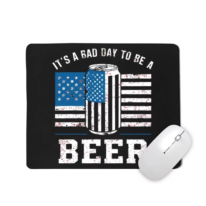 Its A Bad Day To Be Beer Red Mousepad