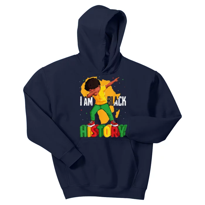 I Am Black History Black History Month Kids Hoodie