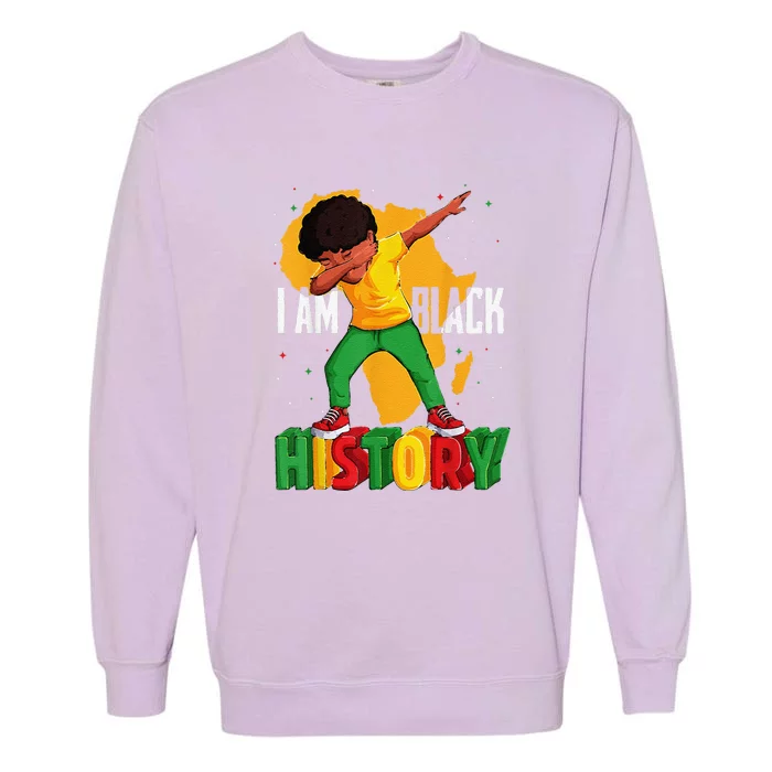 I Am Black History Black History Month Garment-Dyed Sweatshirt