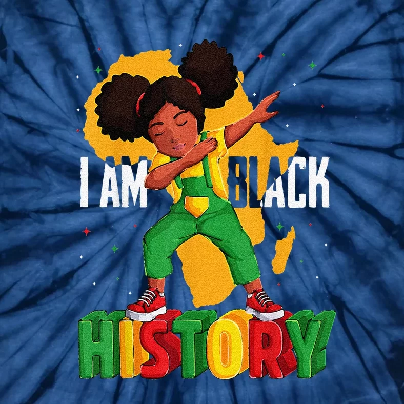 I Am Black History Women Black History Month Tie-Dye T-Shirt