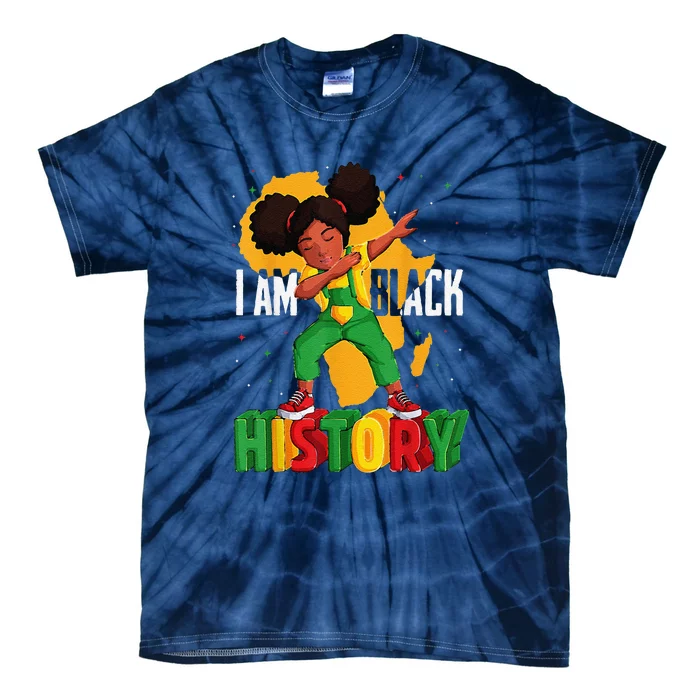 I Am Black History Women Black History Month Tie-Dye T-Shirt