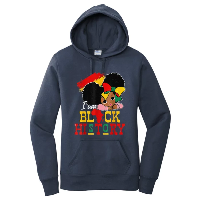 I Am Black History Month Black Melanin Women's Pullover Hoodie