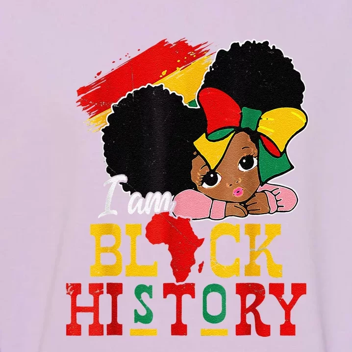 I Am Black History Month Black Melanin Garment-Dyed Sweatshirt