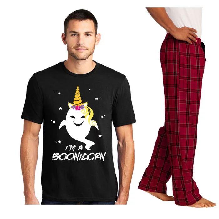 Im A Boonicorn Cute Halloween Unicorn Boo Ghost Cute Gift Pajama Set