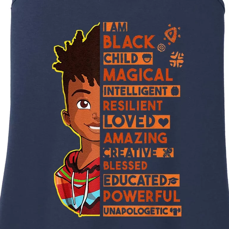 I Am Black History Month African American Ladies Essential Tank