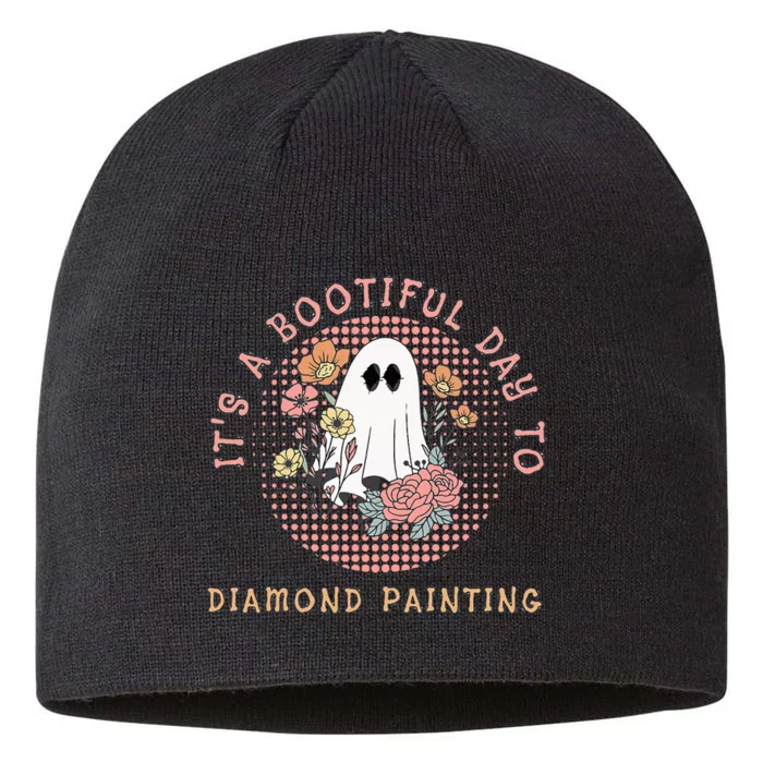 It's A Bootiful Day To Diamond painting 8 1/2in Sustainable Knit Beanie