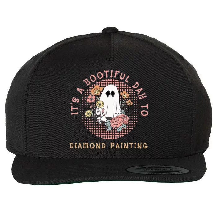 It's A Bootiful Day To Diamond painting Wool Snapback Cap