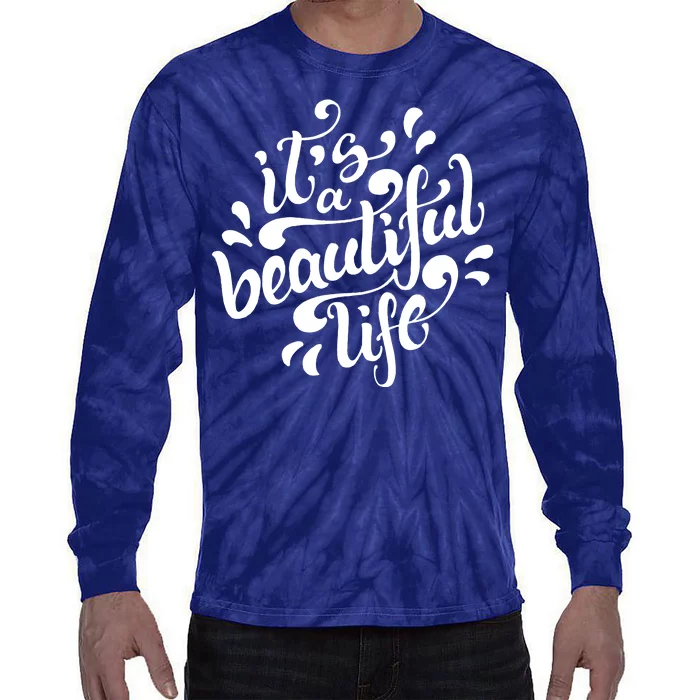 It's A Beautiful Life Tie-Dye Long Sleeve Shirt