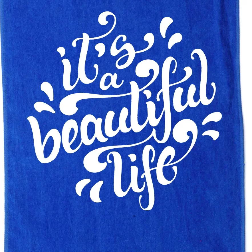 It's A Beautiful Life Platinum Collection Golf Towel