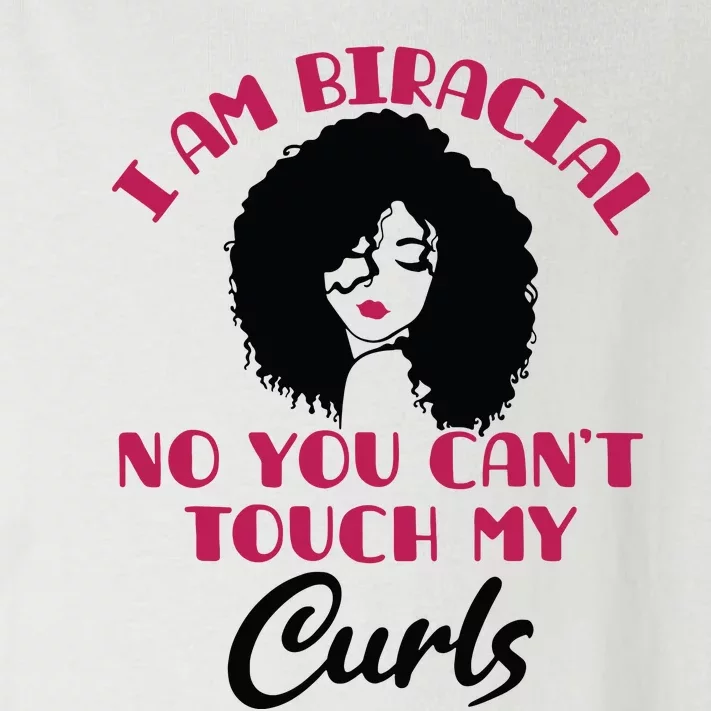 I Am Biracial Multiracial Funny Curls Mixed Race Girl Ethnic Toddler Long Sleeve Shirt