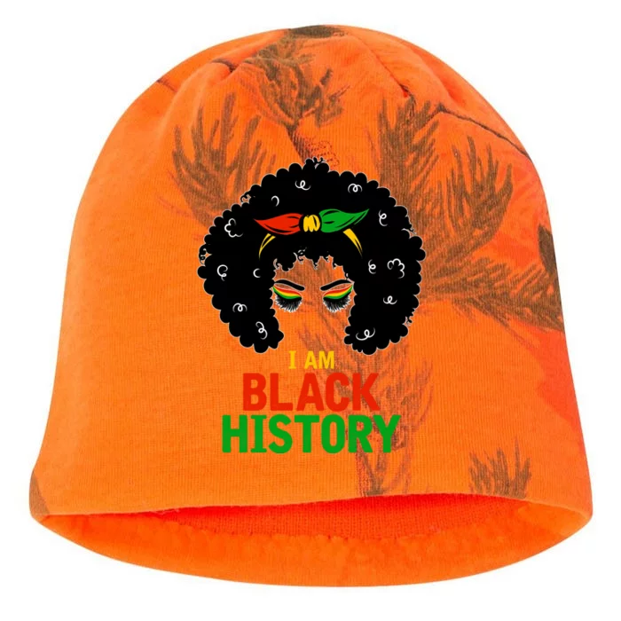 I Am Black History African American Female Pride Kati - Camo Knit Beanie