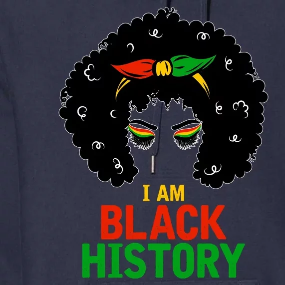 I Am Black History African American Female Pride Premium Hoodie