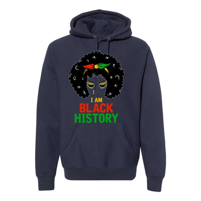 I Am Black History African American Female Pride Premium Hoodie