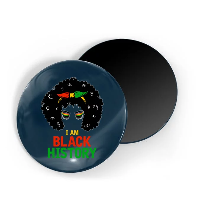 I Am Black History African American Female Pride Magnet