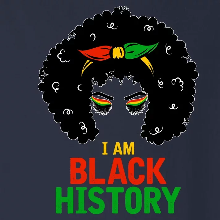 I Am Black History African American Female Pride Toddler Long Sleeve Shirt