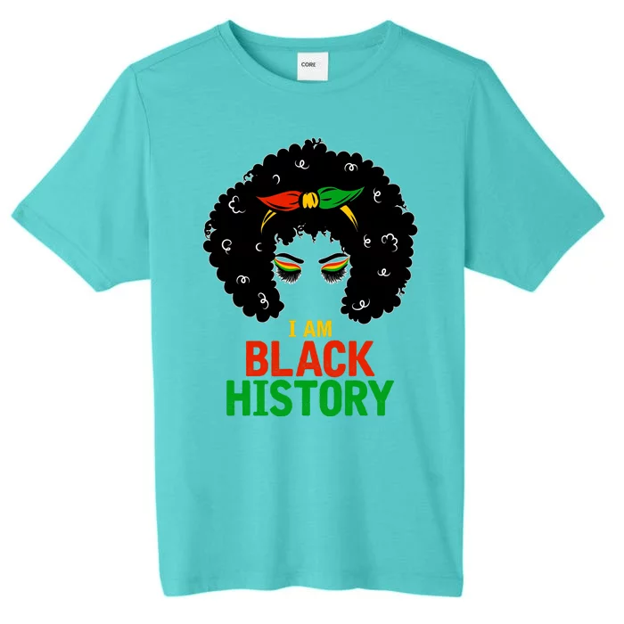 I Am Black History African American Female Pride ChromaSoft Performance T-Shirt