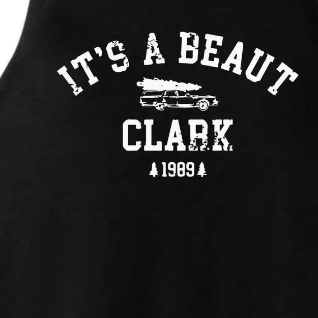 Its A Beaut Clark Christmas Vacation Griswold Ladies Tri-Blend Wicking Tank