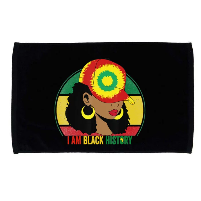 I Am Black History Black Queen Black History Month Microfiber Hand Towel