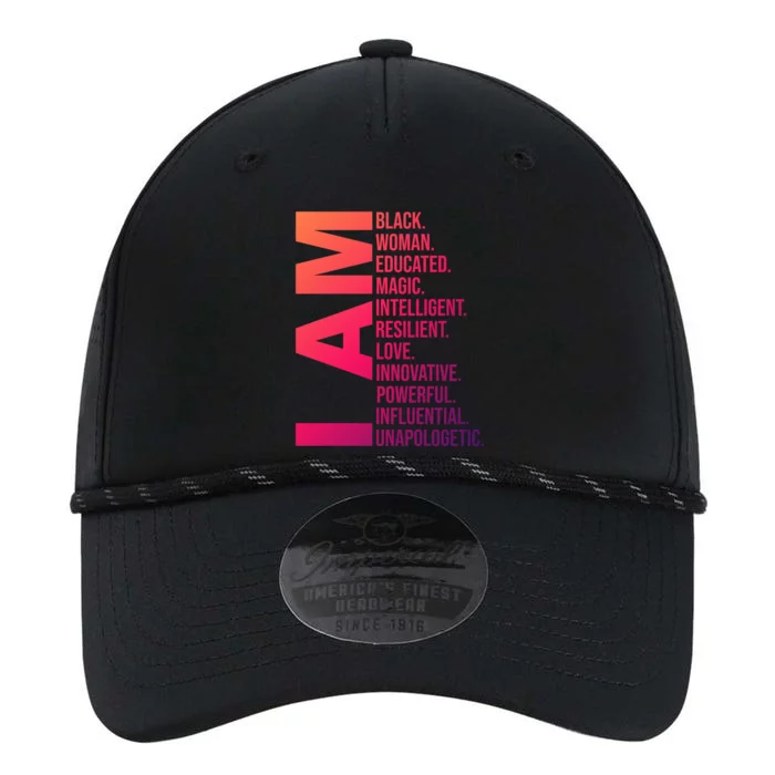 I Am Black Black History Month Educated Black Gift Performance The Dyno Cap