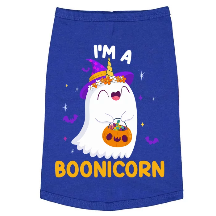 Im A Boonicorn Unicorn Boo Ghost Trick Or Treating Costume Funny Gift Doggie Tank