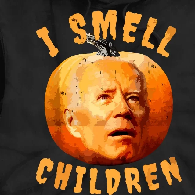 Ismellchildren Antijoe Biden Funny Witches Halloween Tie Dye Hoodie