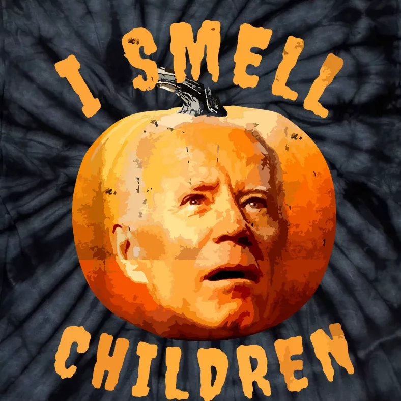 Ismellchildren Antijoe Biden Funny Witches Halloween Tie-Dye T-Shirt