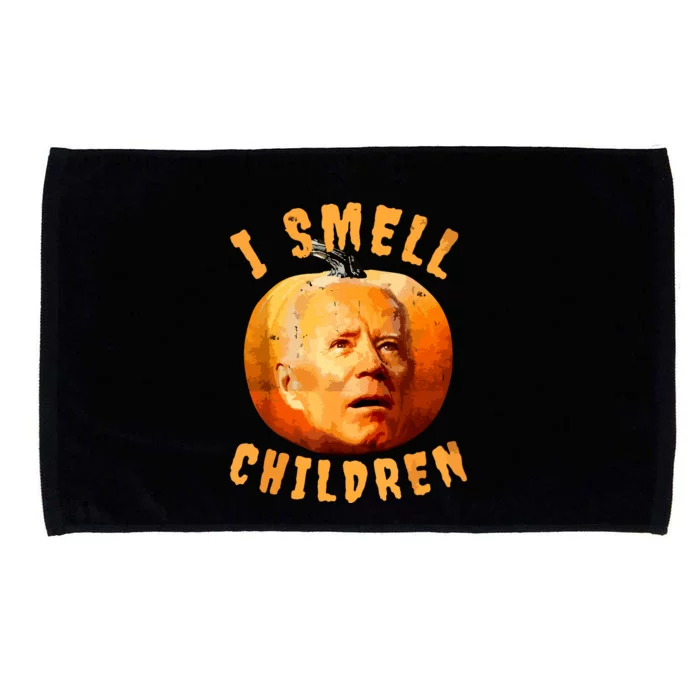 Ismellchildren Antijoe Biden Funny Witches Halloween Microfiber Hand Towel