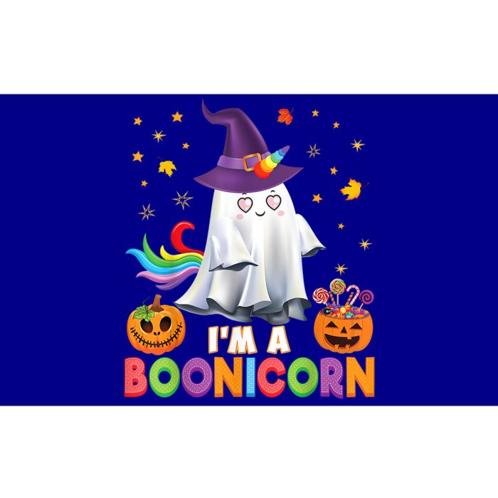 Im A Boonicorn Unicorn Ghost Halloween Witch Pumpkin Candy Gift Bumper Sticker