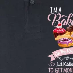 Im A Bakeaholic Funny Baking Baker Cupcake Cooking Softstyle Adult Sport Polo