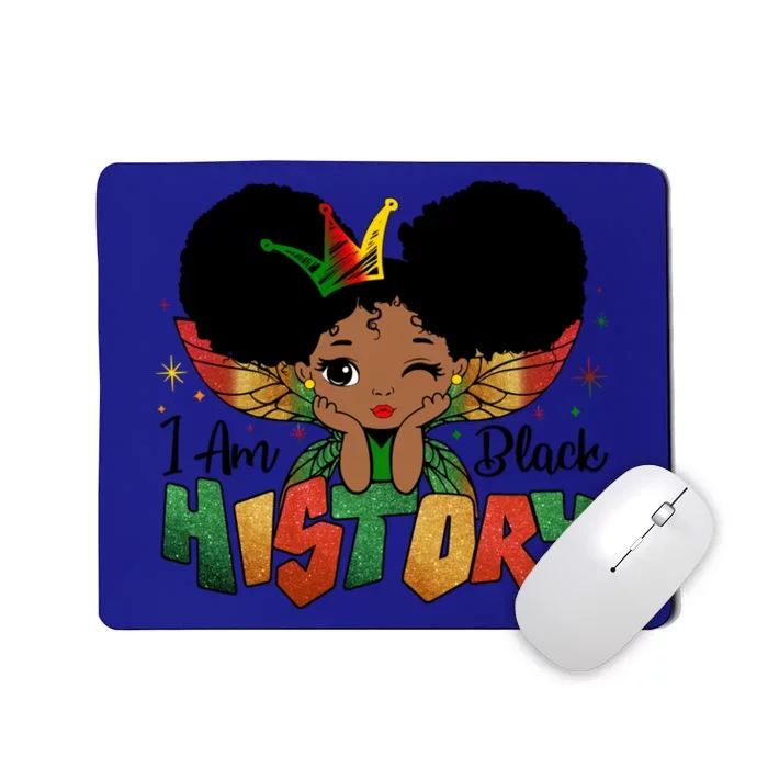 I Am Black History Month African American Queen Gift Mousepad