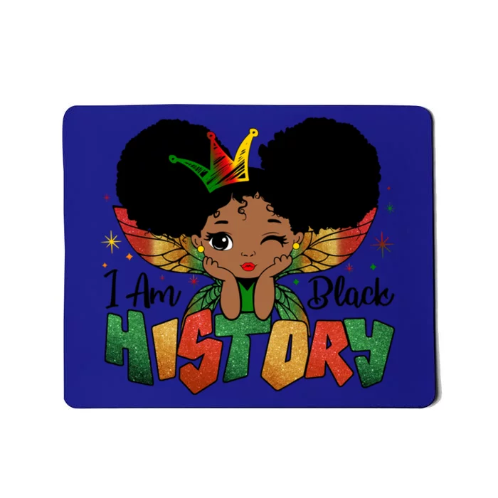 I Am Black History Month African American Queen Gift Mousepad