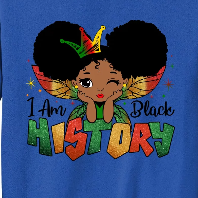 I Am Black History Month African American Queen Gift Tall Sweatshirt