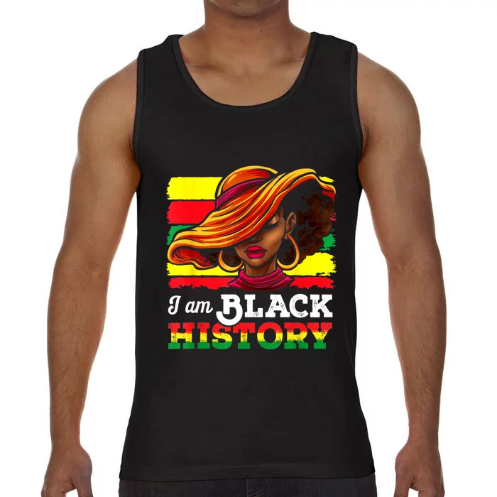 I Am Black History Month African American For Womens Comfort Colors® Tank Top