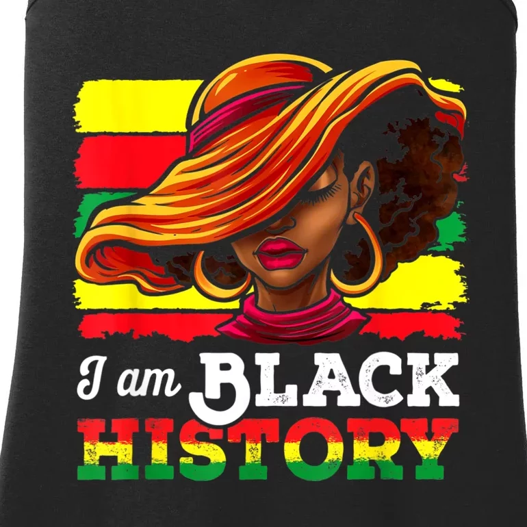 I Am Black History Month African American For Womens Ladies Essential Tank