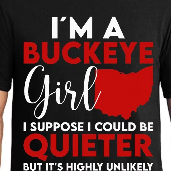 Im A Buckeye Girl O.H.I.O S.T.A.T.E Pajama Set