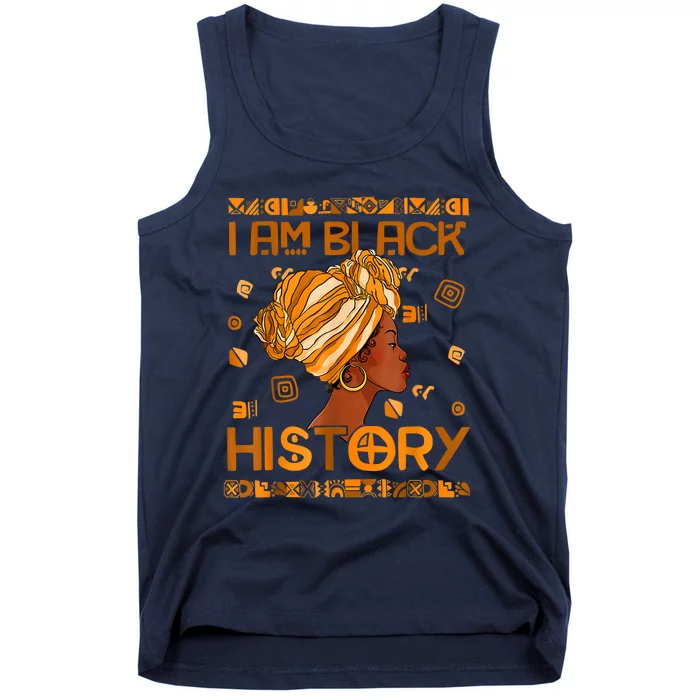 I Am Black History Month African American Tank Top