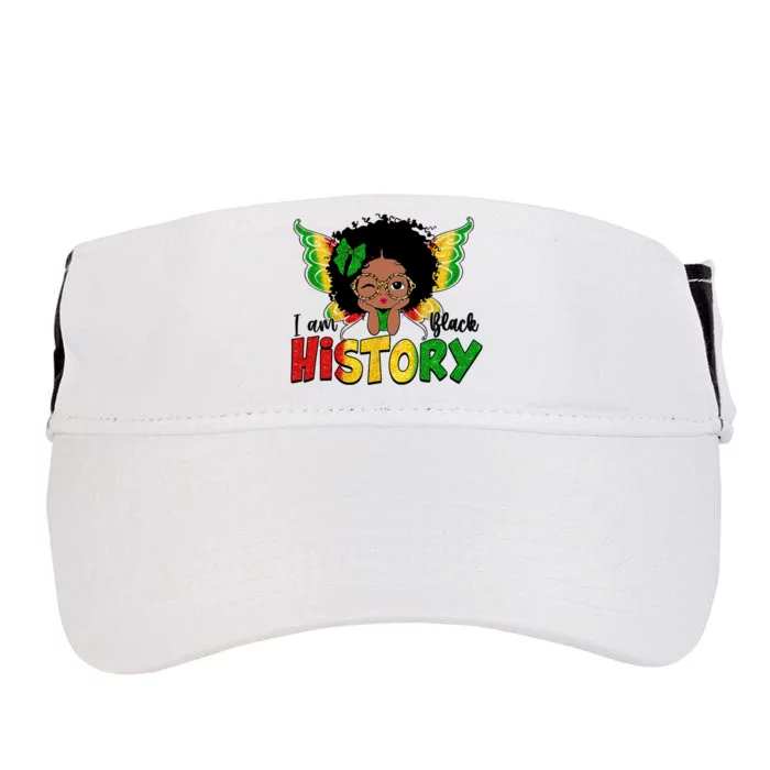 I Am Black History Month African American Adult Drive Performance Visor