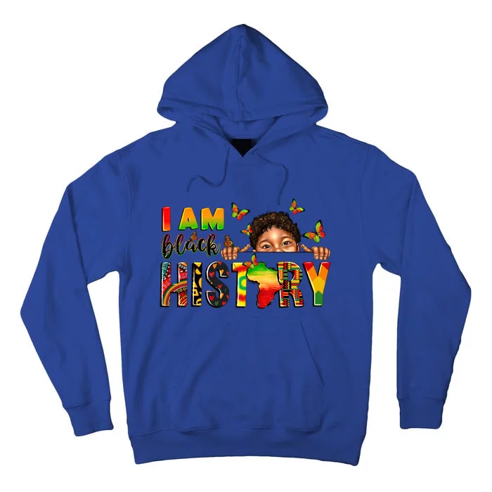 I Am Black History Juneteenth 1865 Celebrating Freedom Day Funny Gift Tall Hoodie