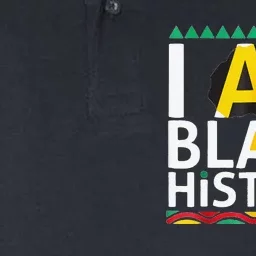 I Am Black History African American Black Pride Softstyle Adult Sport Polo