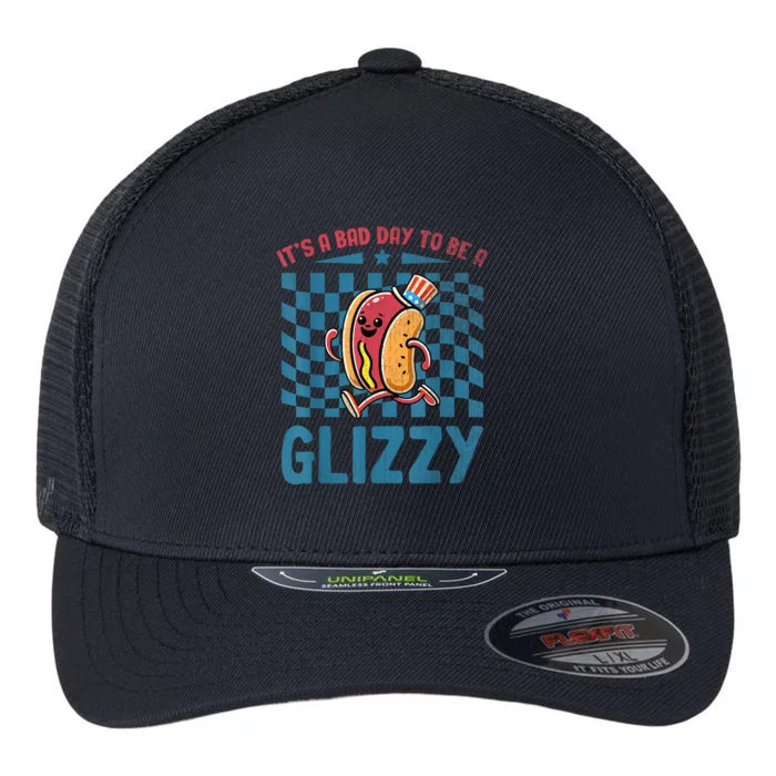 It’S A Bad Day To Be A Glizzy 4th Of July Flexfit Unipanel Trucker Cap