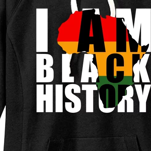 I Am Black History Month Pride Women's Fleece Hoodie