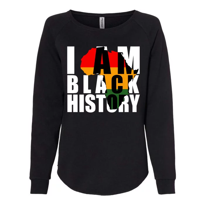 I Am Black History Month Pride Womens California Wash Sweatshirt